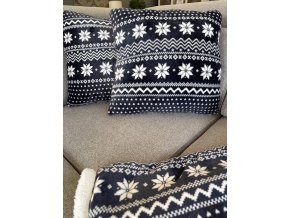 Vánoční polštáře s vločkou