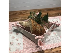 Květinový košík na pečivo