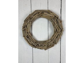 1 dřevěný věnec