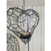 Závěsné drátěné srdce na svíčku (Velikost výška 54cm)