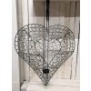 Závěsné drátěné srdce na svíčku (Velikost výška 54cm)