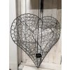 Závěsné drátěné srdce na svíčku (Velikost výška 54cm)