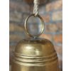 Velký dekorační závěsný zlatý zvon