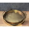 Kovové podnosy se zlatou patinou