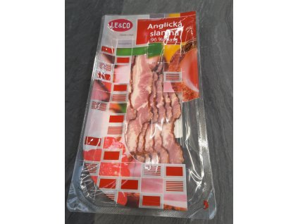 Anglická slanina plátky 100 g