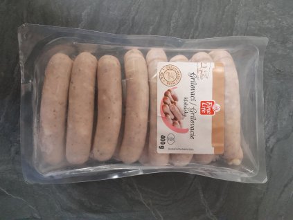 Bílé grilovací miniklobásky 400g