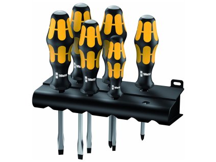 Wera 018282 Kraftform Hammer Thru Chiseldriver Set 6 dielov skrutkovačov SL/PH