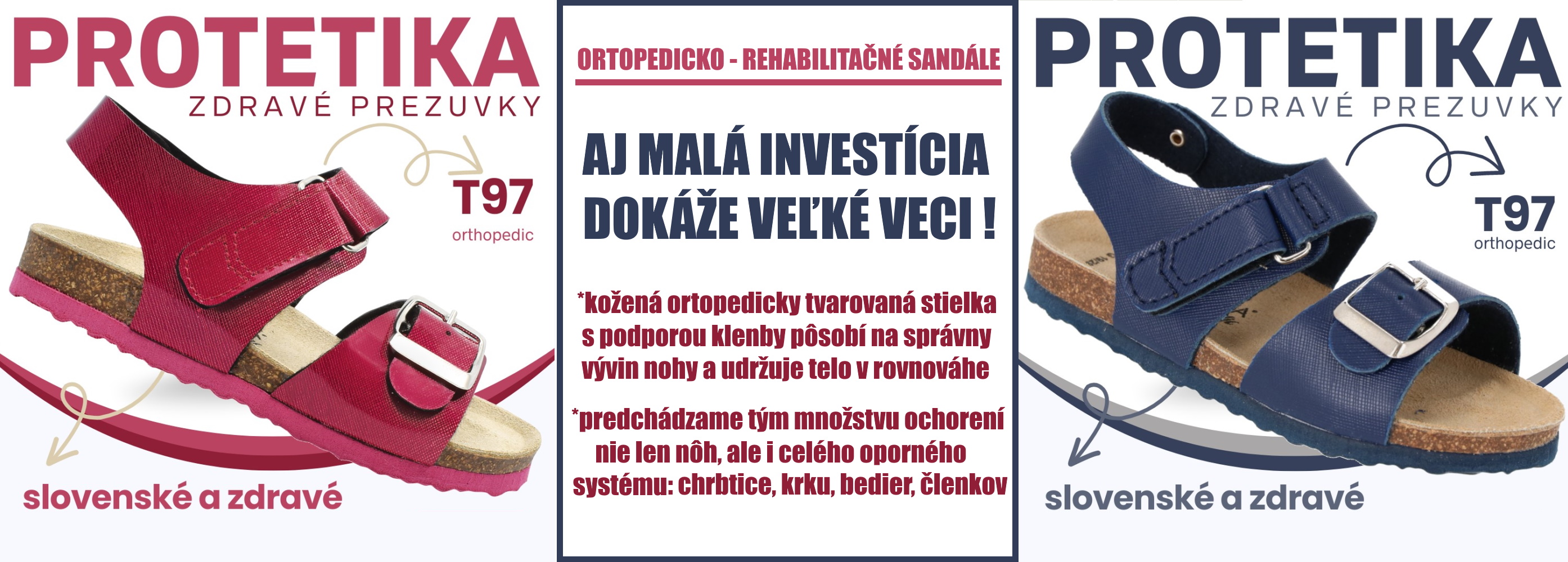 Protetika prezuvky T97