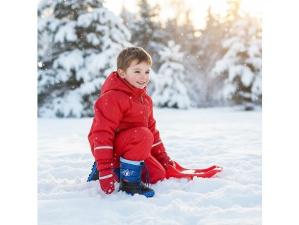 Snehulky s vložkou z ovčej vlny KENNY A modré