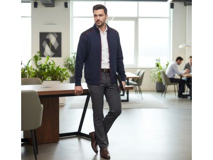 Pánska pletená mikina Blue Seven