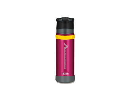 Thermos Mountain - termoska so šálkou do extrém. podmienok 500 ml - burgundy