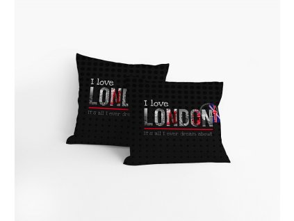 Návliečka na malý vankúš London Bavlna deluxe digitál