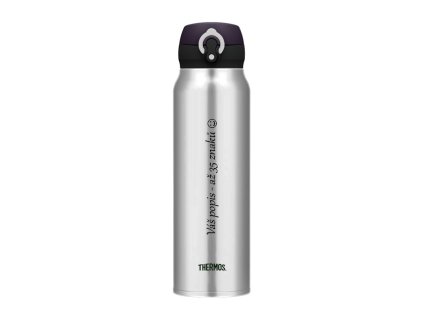 Thermos Motion - mobilný termohrnček s vlastným popisom - nerez  600 ml