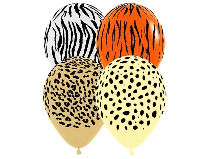 Latexový balónik Safari oranžový