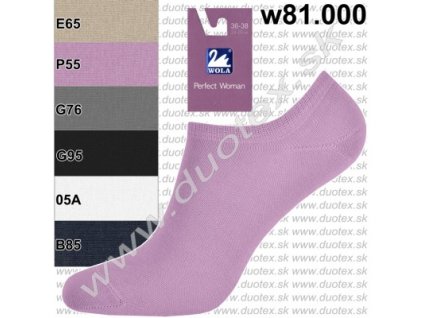 Ponožky w81.000 členkové biele