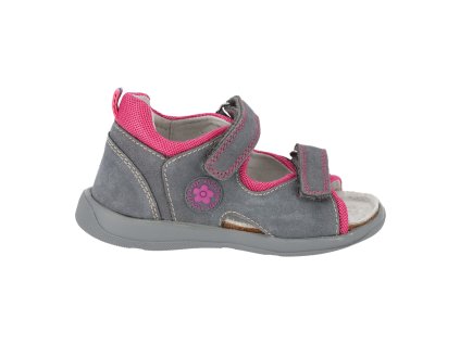 Protetika - sandále ORS T 115 šedo-fuxia 20-27