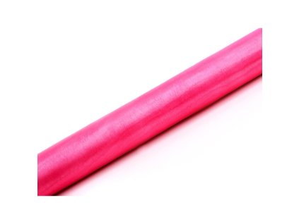 Organza ružová neónová 9m