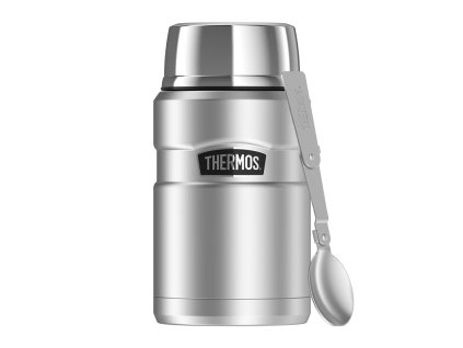 Thermos Style - termoska na jedlo so skladacou lyžicou a šálkou 710 ml - nerezov