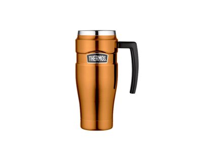 Thermos Style - vodotesný termohrnček s madlom 470 ml - medený