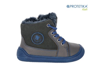 Protetika - zimné barefoot topánky AMIS grey - zateplené -  TOP AKCIA!