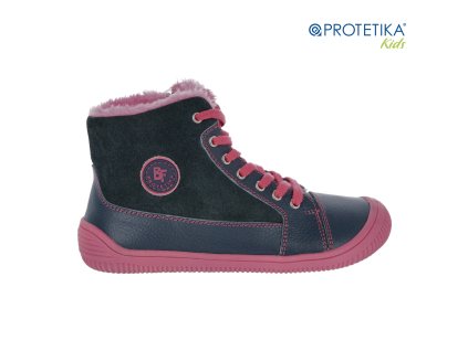 Protetika - zimné barefoot topánky AMIS fuxia - zateplené - TOP AKCIA!