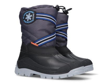 Snehulky s vložkou z ovčej vlny SNOW LAKE D sivé