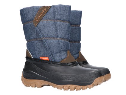 Snehulky s vložkou z ovčej vlny COMFY A modré