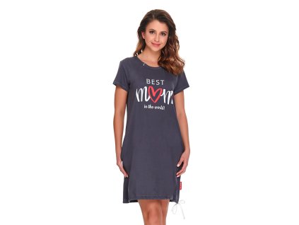 Dámska nočná košeľa Doctor nap 9900 - BEST MOM sivá