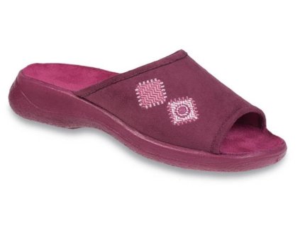 Šľapky BEFADO 442D185 bordová