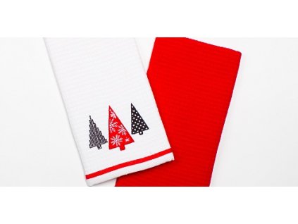 Kuchynské utierky Stromky 2 ks 40x60