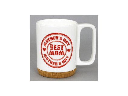 Porcelánový hrnček pre mamu s korkom 280 ml