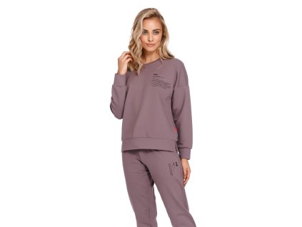 Dámska mikina Doctor nap 4216 - hnedá
