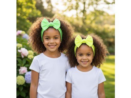 Čelenka s mašľou by Mimi zelená