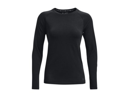 1365627-001 UA Seamless Run LS-BLK Black
