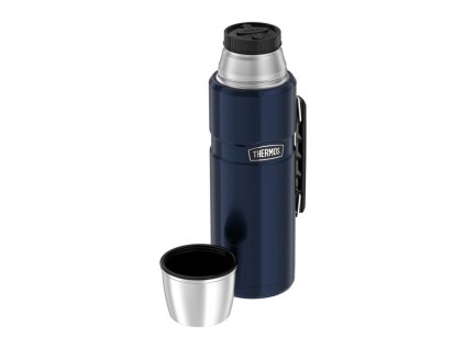 Thermos termoska na nápoje s držadlom 2000 ml  - tmavomodrá