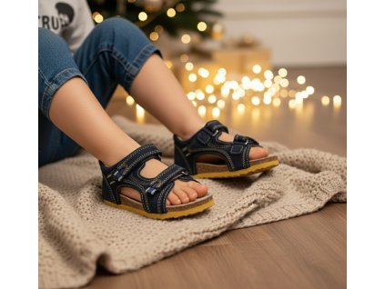 Protetika - sandále ORS T 32 RIMINI modro-žltá