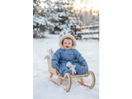 Prešívaný zimný overal s rukavicami a papučkami Mayoral - 1202624057