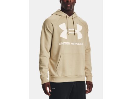 Mikina s kapucňou Under Armour Rival Fleece Big Logo HD-BRN