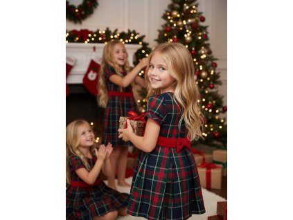 Kárované sviatočné šaty Abel&Lula - 1405561003 TOP AKCIA!