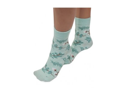Vzorované ponožky Doctor nap 2204 - aqua
