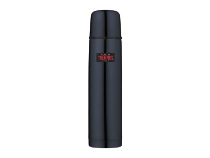 Thermos Mountain - termoska s tlačidlovým uzáverom a šálkou - 530 ml tmavomodrá