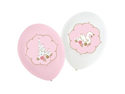 Latexové balóny Princess day 27,5cm  6ks