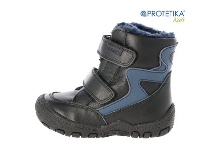 Protetika - zimné topánky DERON black - zateplené kožušinkou TOP AKCIA!