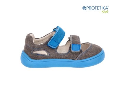 Protetika - barefootové polootvorené topánky TERY grey TOP AKCIA!