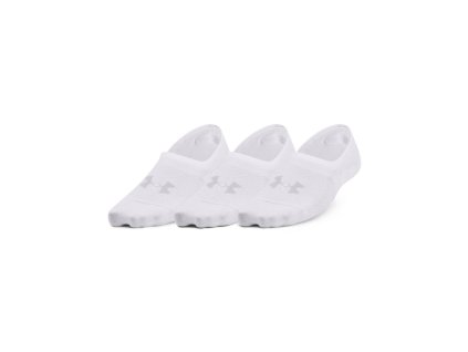 Ponožky UA Breathe Lite Ultra Low 3p-WHT