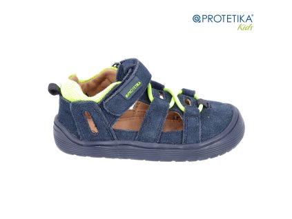 Protetika - barefoot polootvorené topánky KENDY marine