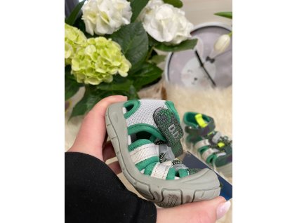 Sandále LEO emerald športové barefoot D.D.Step