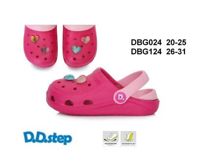 Kroksy LOVE dark pink D.D.Step