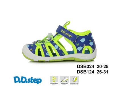 Sandále CALYPSO sky športové barefoot  D.D.Step