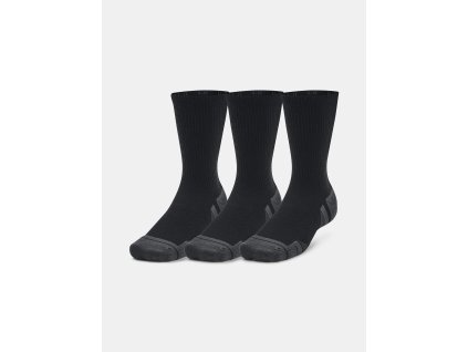 Ponožky UA Performance Tech 3pk Crew-BLK